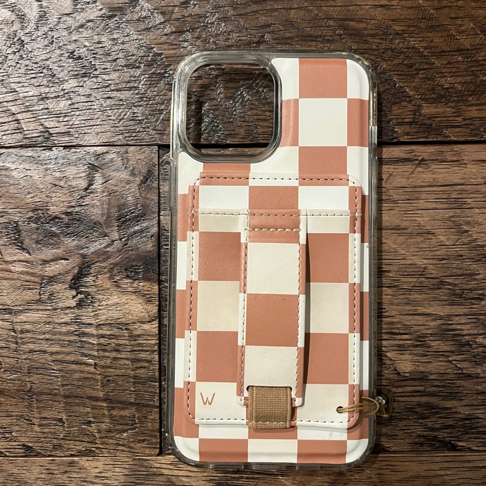 Walli iPhone 14 Pro Max - Chestnut Checks Magnetic Case by Our Faux Farmhouse